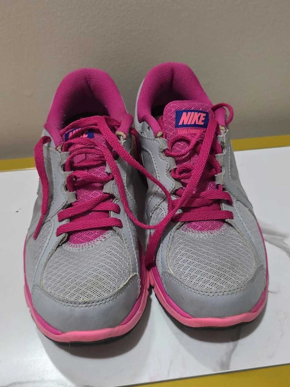 Nike Women’s Pink & Gray Running Shoes - Picture 6 of 8